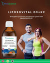 LIPSOVITAL D3 K2 ingredients – vegan liposomal vitamin D3 K2 MK7 supplement WellScience UK