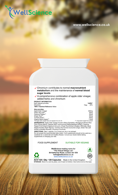 Apple Cider Vinegar.