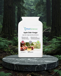 Apple Cider Vinegar 120 vegan capsules – weight management and gut health supplement UK WellScience