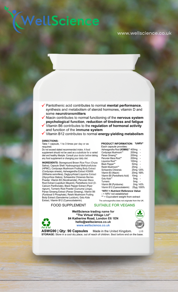Ashwagandha Vitality Blend.