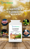 ColonVital Blend ingredients – herbal colon complex and dietary fibre capsules WellScience