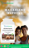 MacaBlend Supreme ingredients – maca root, ginkgo biloba and panax ginseng capsules WellScience