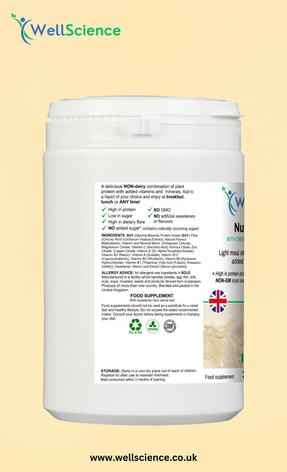 Nutrient Hour (Vanilla flavour).