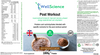 Post Workout Chocolate recovery drink powder tub UK WellScience