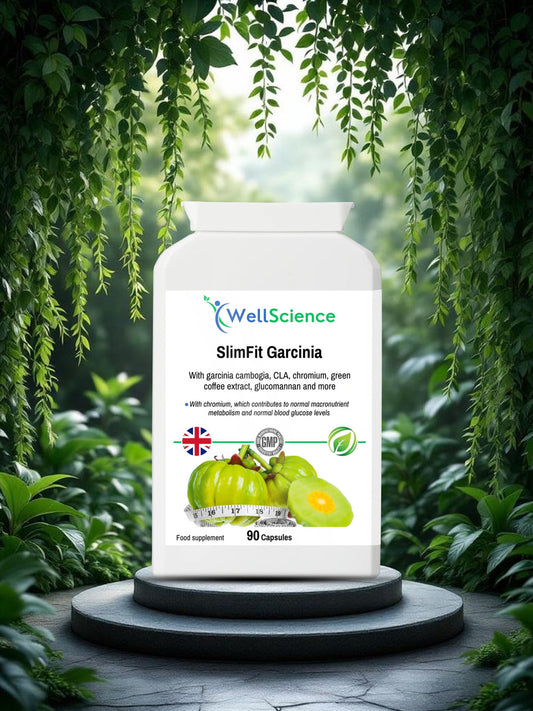 SlimFit Garcinia 90 capsules – Garcinia Cambogia weight management supplement UK WellScience