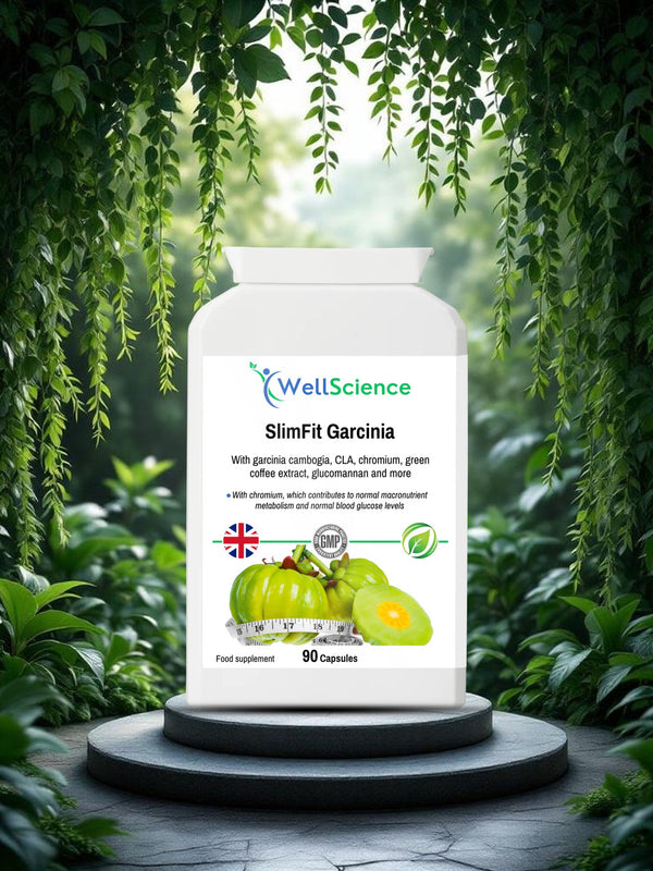 SlimFit Garcinia 90 capsules – Garcinia Cambogia weight management supplement UK WellScience